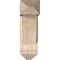 Ekena Millwork Traditional Arts and Crafts Smooth Bracket w/ Offset Brace, Douglas Fir, 7 1/2"W x 20"D x 24"H BKT0806X20X24TRA03SDF - alternate 3